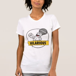 Camiseta Caída de mic divertida
