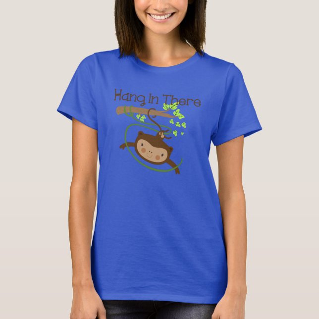 Camiseta Caída del mono adentro allí (Anverso)