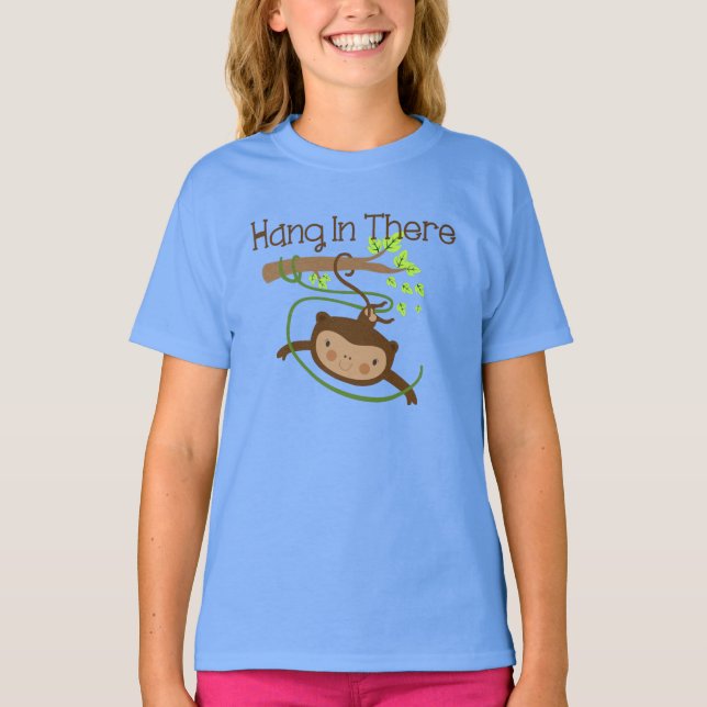 Camiseta Caída del mono adentro allí (Anverso)