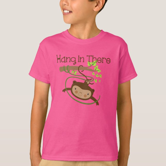 Camiseta Caída del mono adentro allí (Anverso)