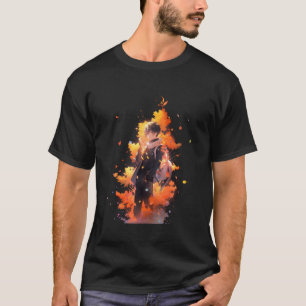 Camiseta Caída del Otoño Anime deja al Otaku Bo japonés