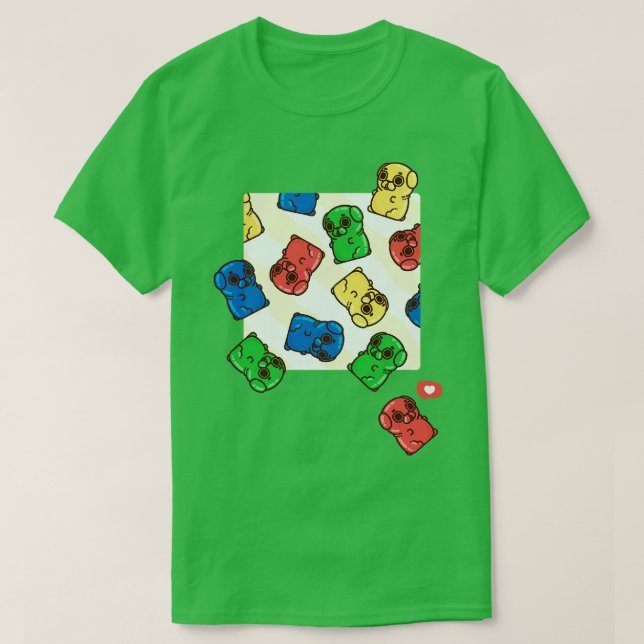 Camiseta Caída del Puglie Gummy (Diseño del anverso)