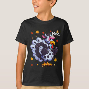 Camiseta Caída divertida de la cabeza graciosa de la vaca l