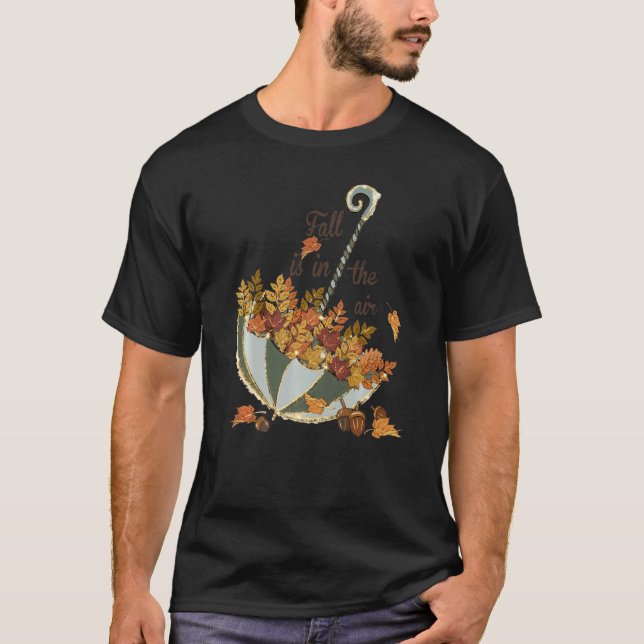 Camiseta Caída En El Aire Aburrido Caída Acción De Gracias  (Anverso)