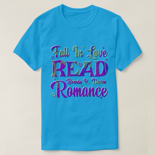 Camiseta Caída Enamorada Leer A Brenda K Davies Romance (Diseño del anverso)
