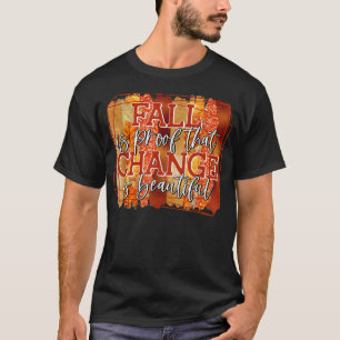 Camiseta Caída es prueba de que el cambio es hermoso en oto