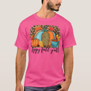 Camiseta Caída feliz de la calabaza de acuarela del sur oto
