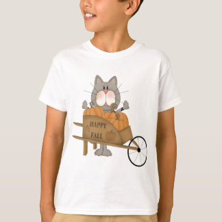 Camiseta Caída feliz del gato