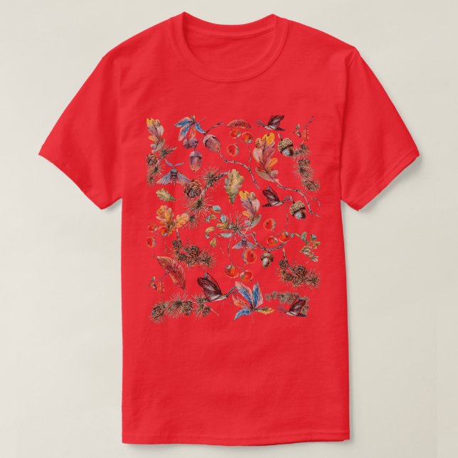 Camiseta caída feliz yall (Diseño del anverso)