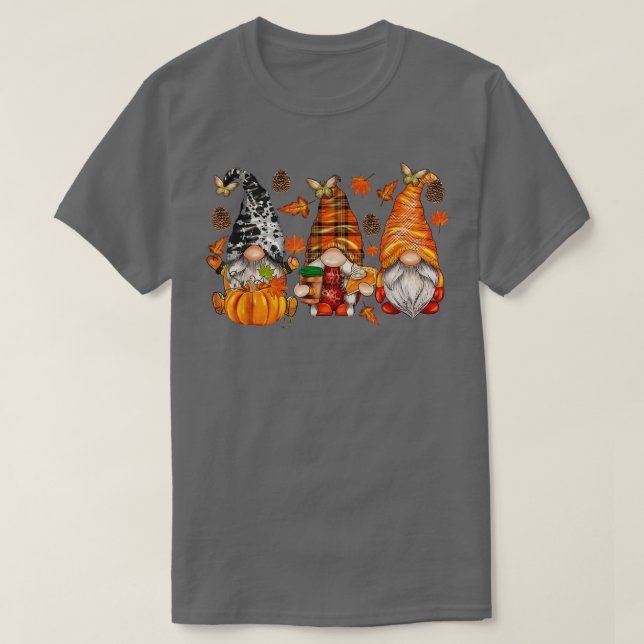 Camiseta Caída Gnomes País Occidental otoño retroceso de ca (Diseño del anverso)