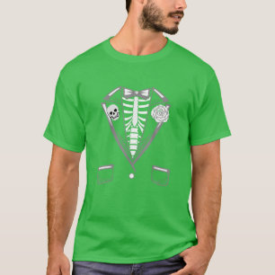 Camiseta Caída Halloween Disstume Funny Skeleton Trampa de 