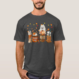 Camiseta Caída Pomerania Café Calabaza Spice Latte Iced Au