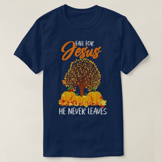 Camiseta Caída Por La Oración Cristiana Jesús (Diseño del anverso)