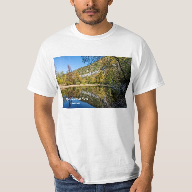 Camiseta Caída Reflexiones sobre el Río Nacional Búfalo (Anverso)