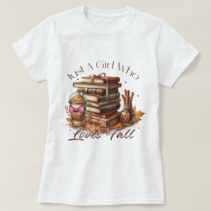 Camiseta Caída Retro "Sólo un Chica que" ama caer
