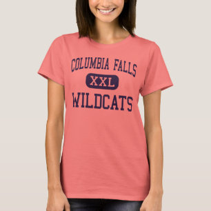 Camiseta Caídas de Columbia de los gatos monteses de las