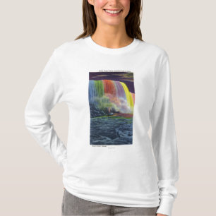 Camiseta Caídas de la herradura iluminadas en la noche