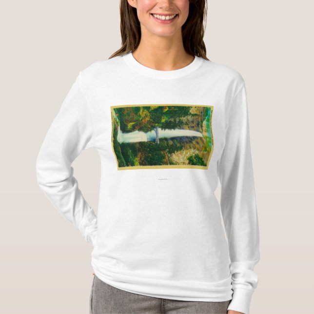 Camiseta Caídas de Multnomah y puente del pie de Benson (Anverso)
