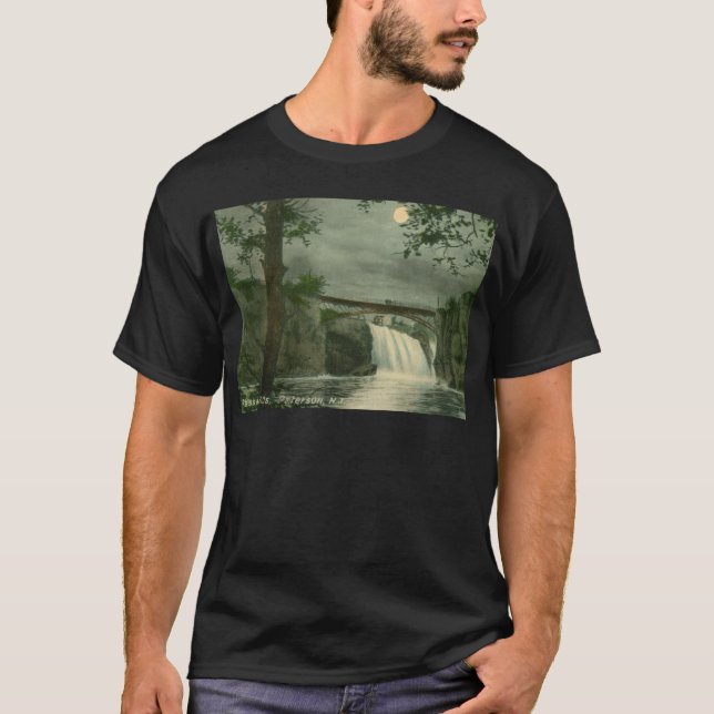 Camiseta Caídas de Passaic, vintage de Paterson NJ (Anverso)