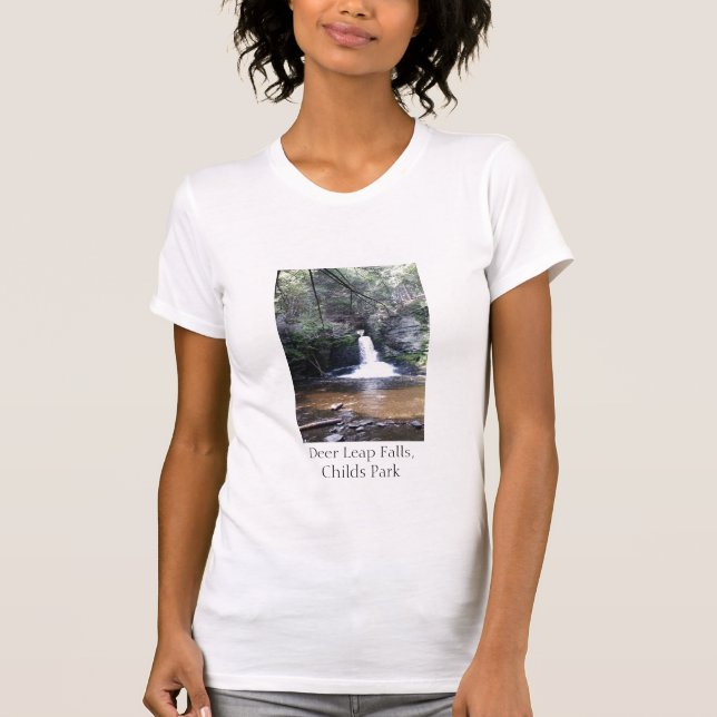 Camiseta Caídas del salto de los ciervos, parque de Childs, (Anverso)
