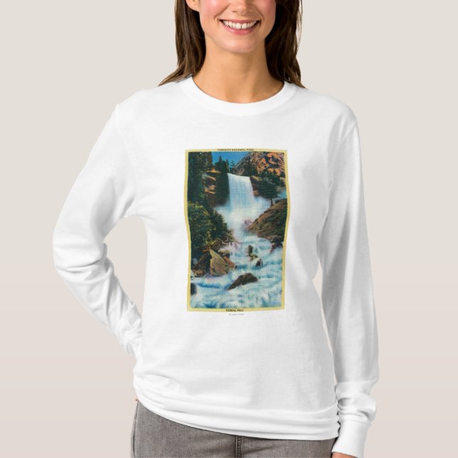 Camiseta Caídas vernales en YosemiteYosemite, CA (Anverso)