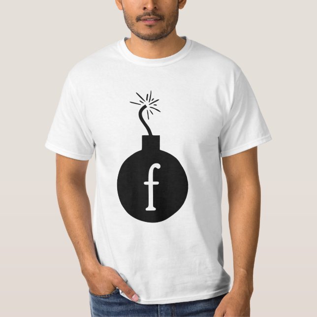 Camiseta Caiga la bomba de F (Anverso)