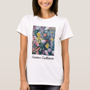Camiseta Caillebotte - Crisantemos blancos y amarillos