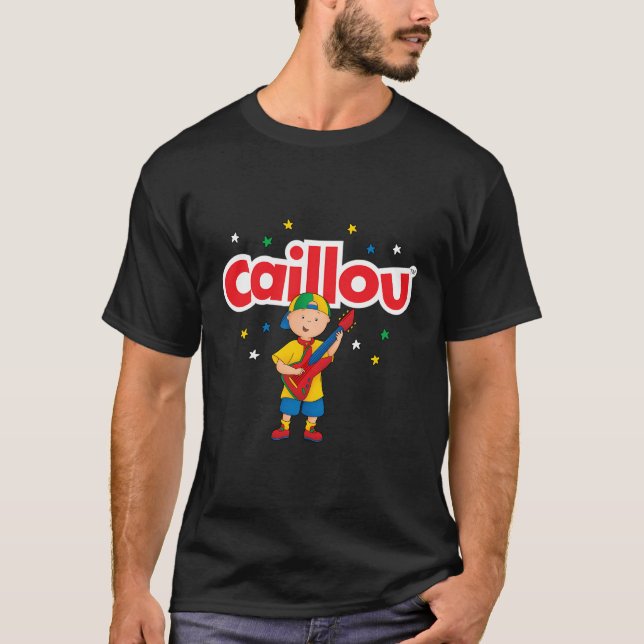 Camiseta Caillou toca la guitarra (Anverso)