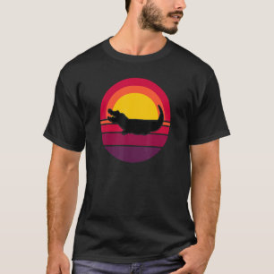 Camiseta Caimán Cocodrilo Retro Atardecer Reptil Mamá