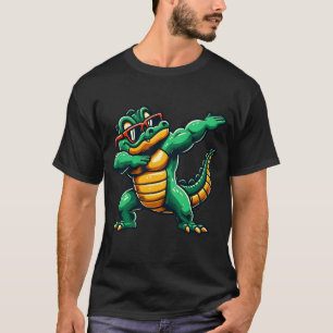 Camiseta Caimán con gafas de sol haciendo dabbing Animal ca