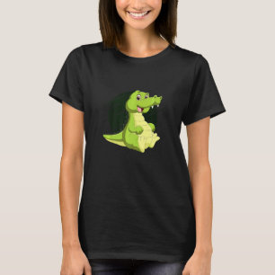 Camiseta Caimán Lindo Reptiles Zoológico Animales Estanques