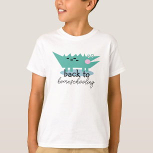 Camiseta Caimán Regresa al Primer Día de Homeschooling 