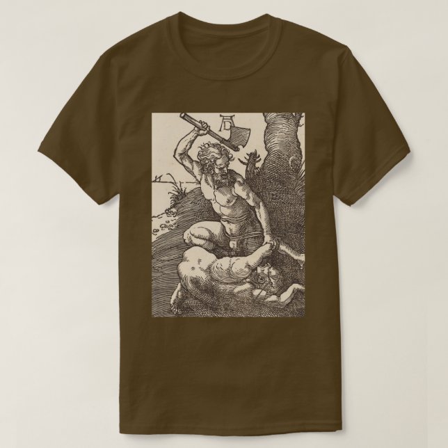 Camiseta Cain Killing Abel (Diseño del anverso)