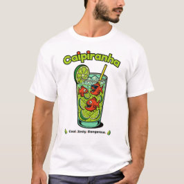 Camiseta Caipiranha Cocktail - Graciosa bebida tropical pir