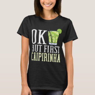 Camiseta Caipirinha Bebe Cóctel Brasil