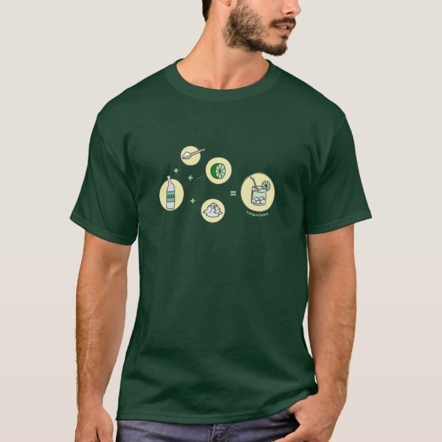 Camiseta Caipirinha drink, Brasil (Anverso)