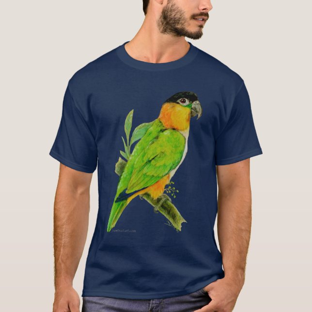 Camiseta Caique de cabeza negra (Anverso)