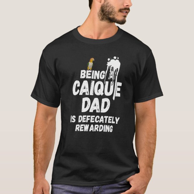 Camiseta Caique papa con vientres blancos que recompensa ef (Anverso)