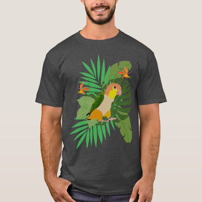 Camiseta Caique with leaves (Anverso)