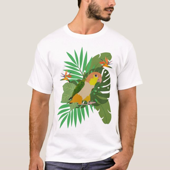 Camiseta Caique with leaves (Anverso)