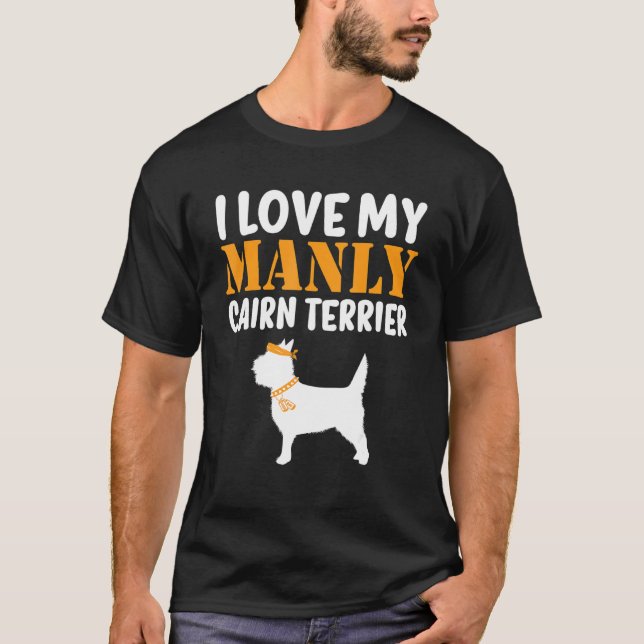 Camiseta Cairn Terrier Canine Chico gracioso Perro refundir (Anverso)