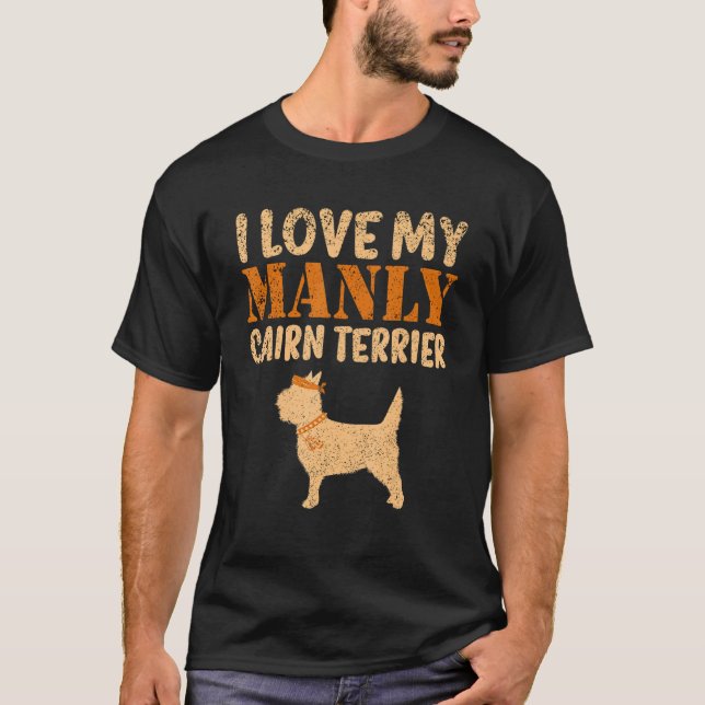 Camiseta Cairn Terrier Canine Chico gracioso Perro refundir (Anverso)