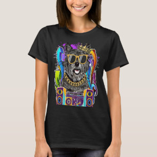 Camiseta Cairn Terrier Dog Hip Hop Música Rap de los 90
