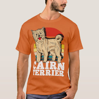 Camiseta Cairn Terrier Dog Lover Retro