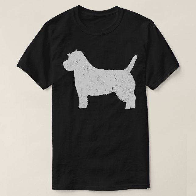 Camiseta Cairn Terrier Dog Vintage (Diseño del anverso)