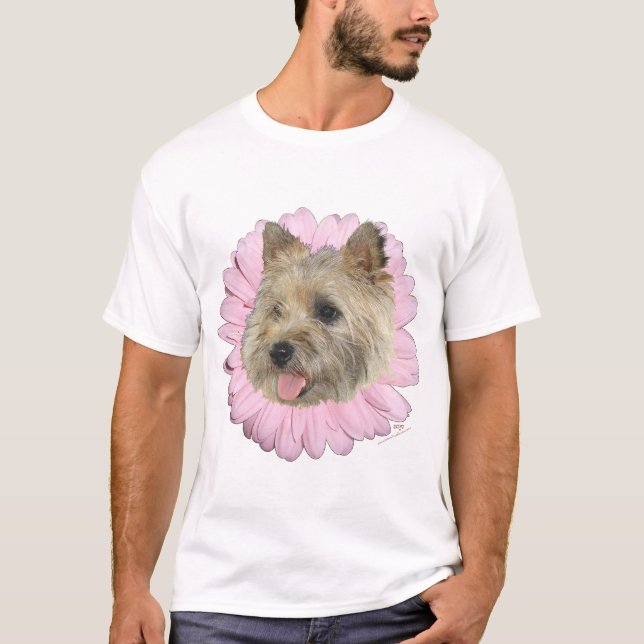 Camiseta Cairn Terrier Flor de Primavera (Anverso)