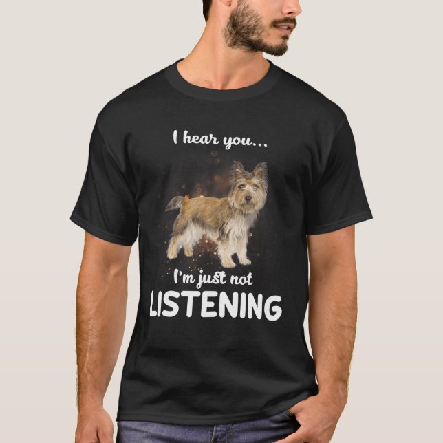 Camiseta Cairn Terrier, te oigo no escuchar el regalo de pe (Anverso)