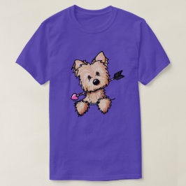 Camiseta Cairn Terrier Valentine Cupid T-Shirt