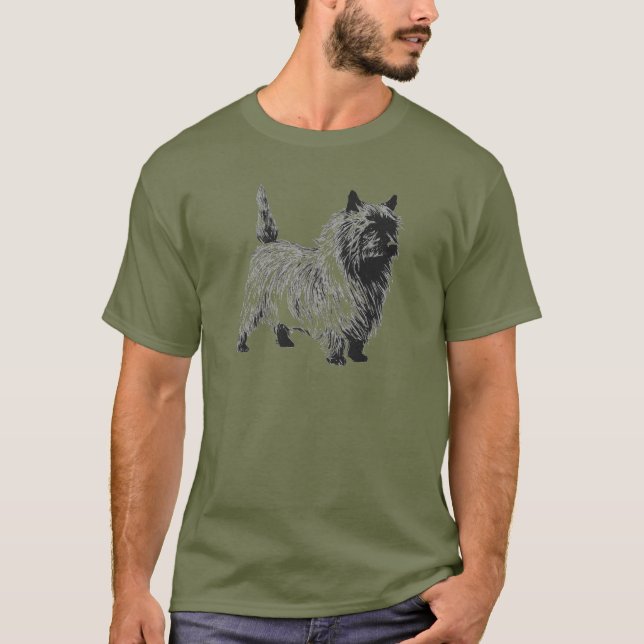 Camiseta Cairn Terrier - Vintage (Anverso)
