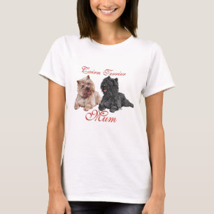 Camiseta Cairn Terriers Día de las Madres
